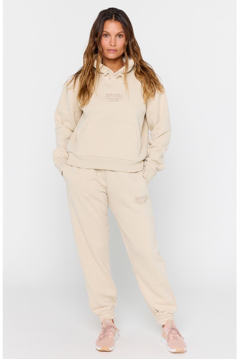 Surf Staple Relaxed Fit Cotton Blend Hoodie, Alternate, color, NATURAL
