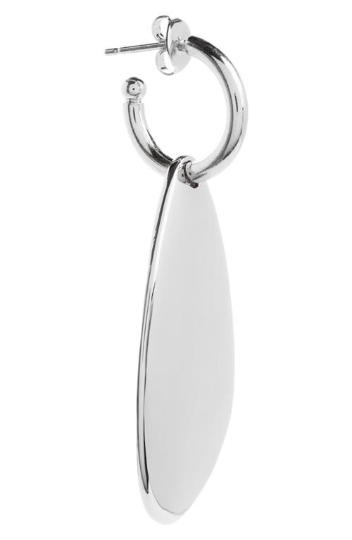 Isabel Marant Ella Drop Huggie Hoop Earrings In Metallic