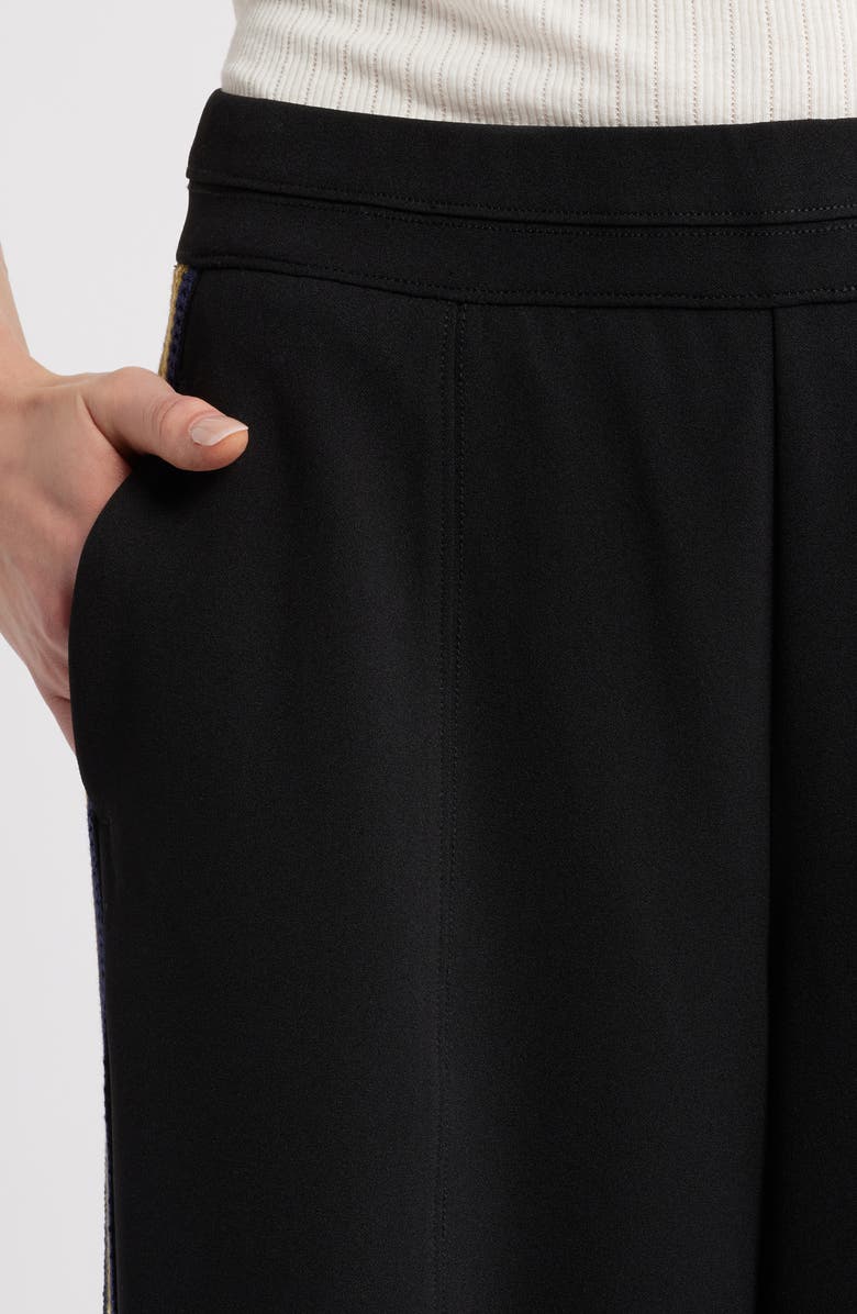 Wit & Wisdom Skyrise Pintuck Palazzo Pants, Alternate, color, Black