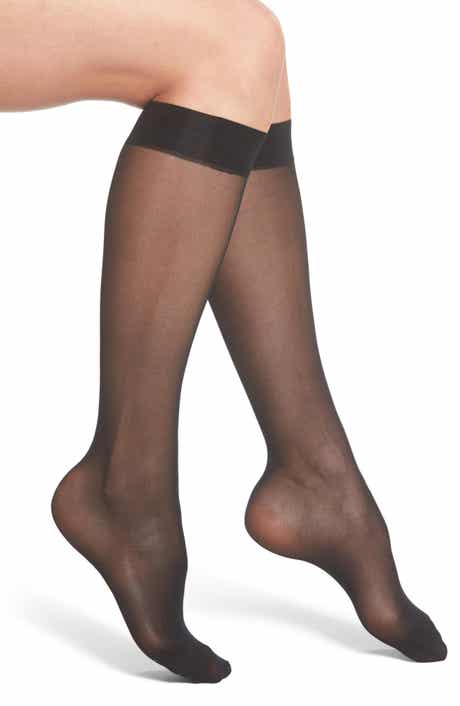 3-Pack Satin Touch 20-Denier Knee High Socks