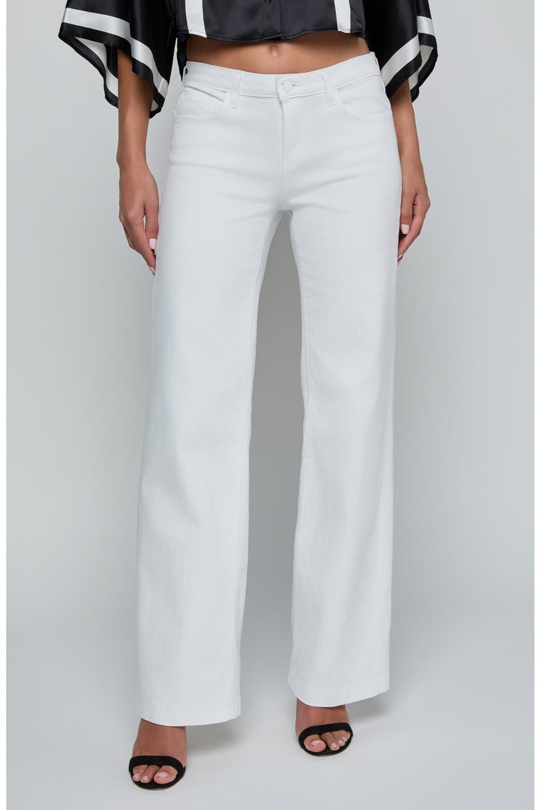 Joanne Wide Leg Jeans, Main, color, BLANC