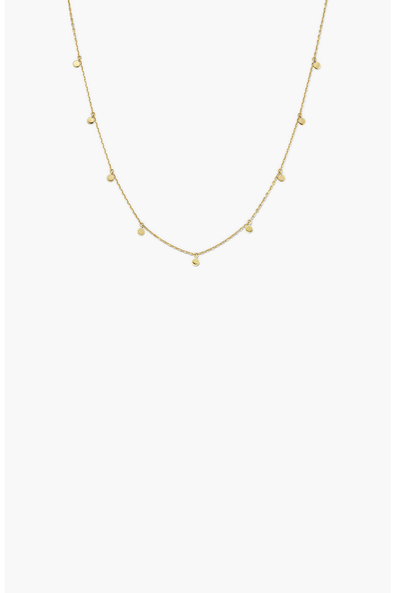 Dot Chain Necklace, Main, color, 18K Gold Vermeil