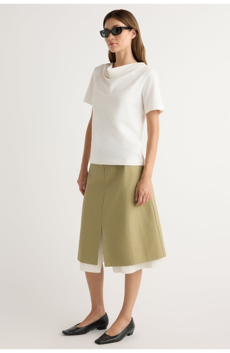 Modern Citizen Devon Layered Skirt, Alternate, color, Khaki