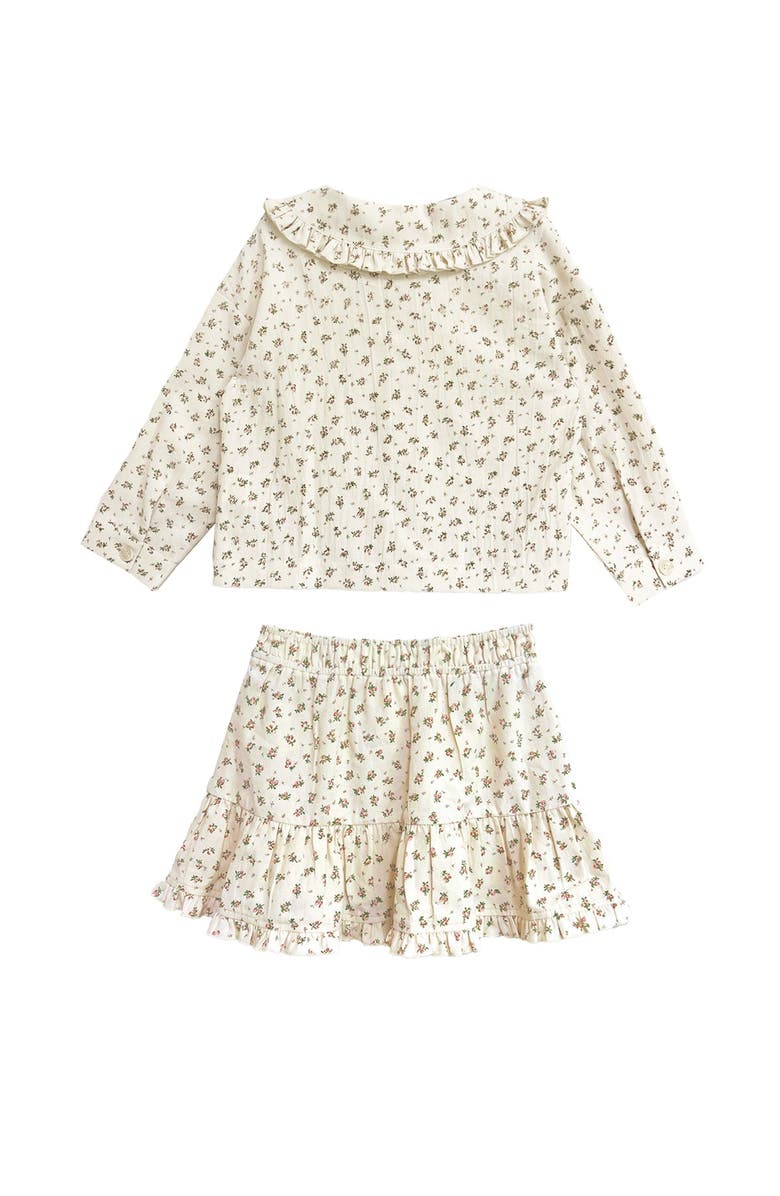 Mabel + Honey Juliette Two Piece Set, Alternate, color, Ivory