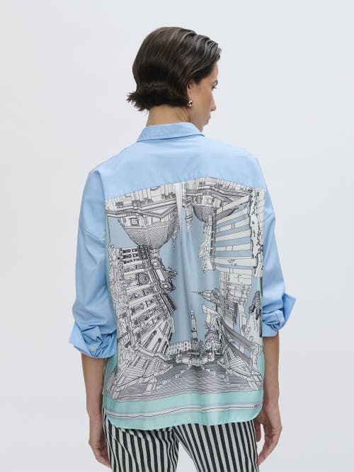 Callas Milano Sirene Scarf Back Shirt