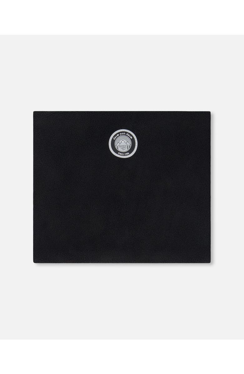 Deux par Deux Kids Unisex Solid Polar Neckwarmer Black, Main, color, 