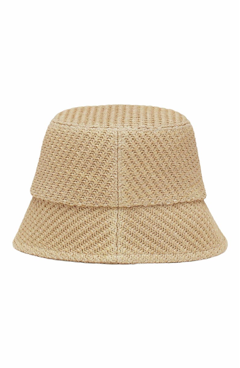 Lanvin Été Raffia Bucket Hat, Alternate, color, 