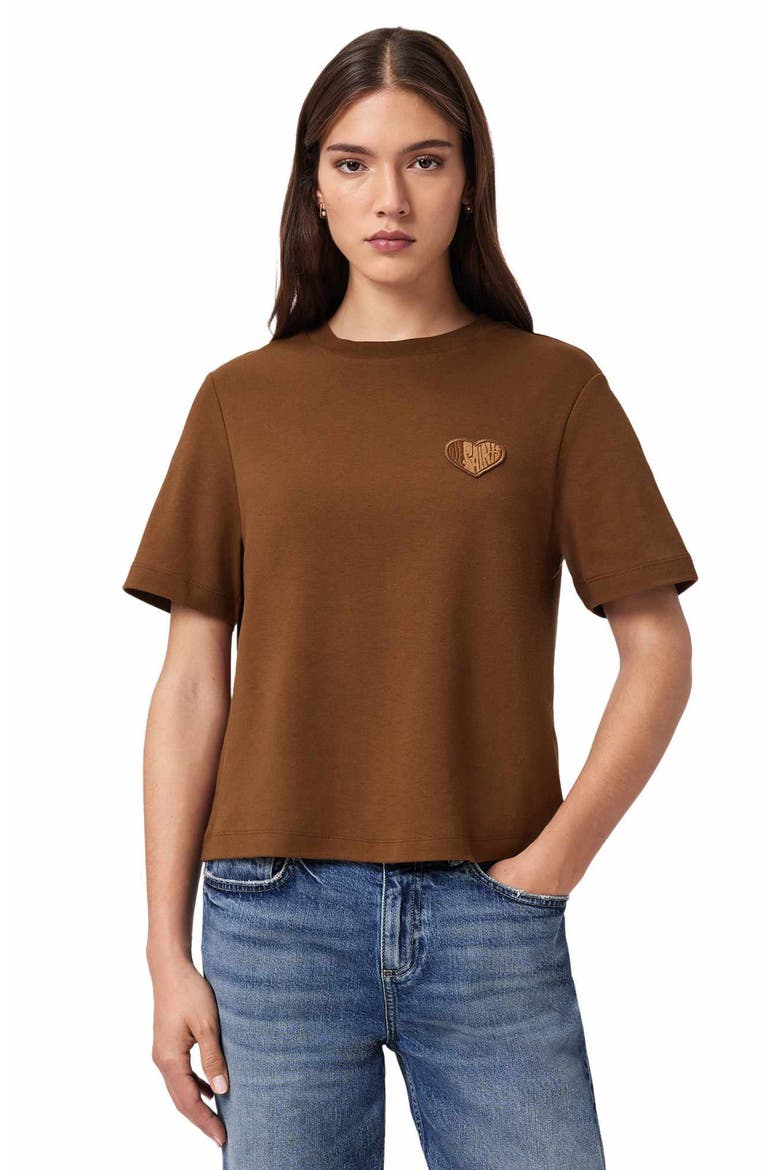Lover Lisa T-Shirt, Alternate, color, BOTTLE BROWN