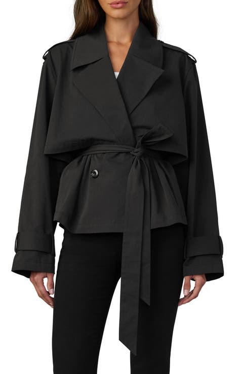 The Liz Cropped Trench Coat