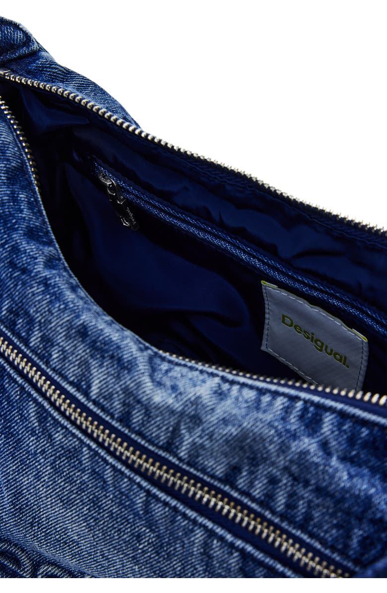 Desigual Denim Shoulder Bag, Alternate, color,