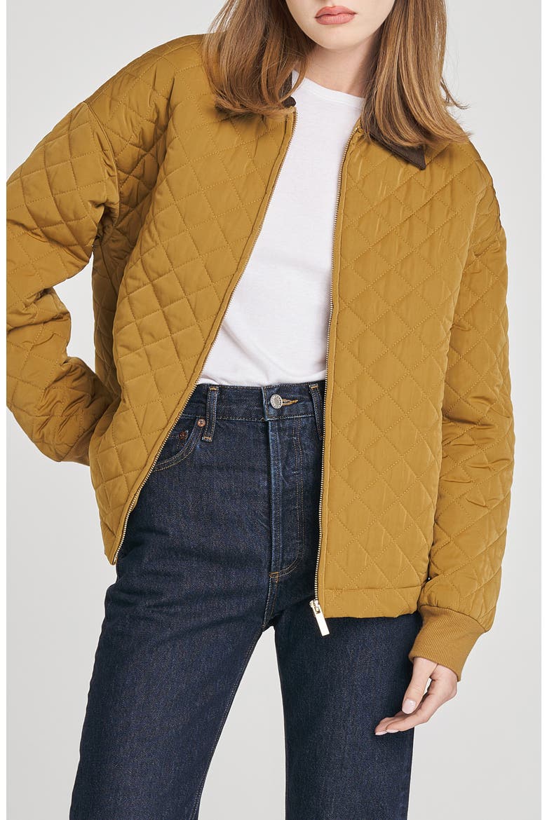 Jackson Quilted Barn Jacket, Main, color, CAMEL