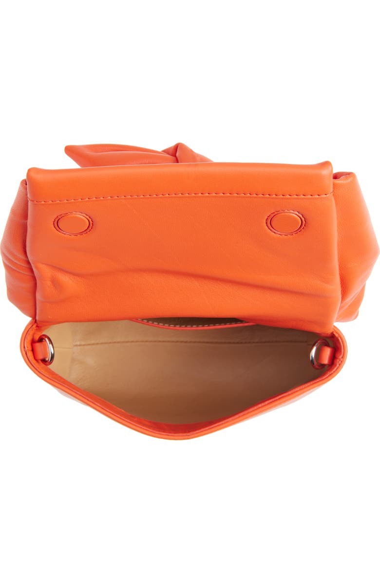 JW Anderson Small Twister Leather Crossbody Bag, Alternate, color, Orange