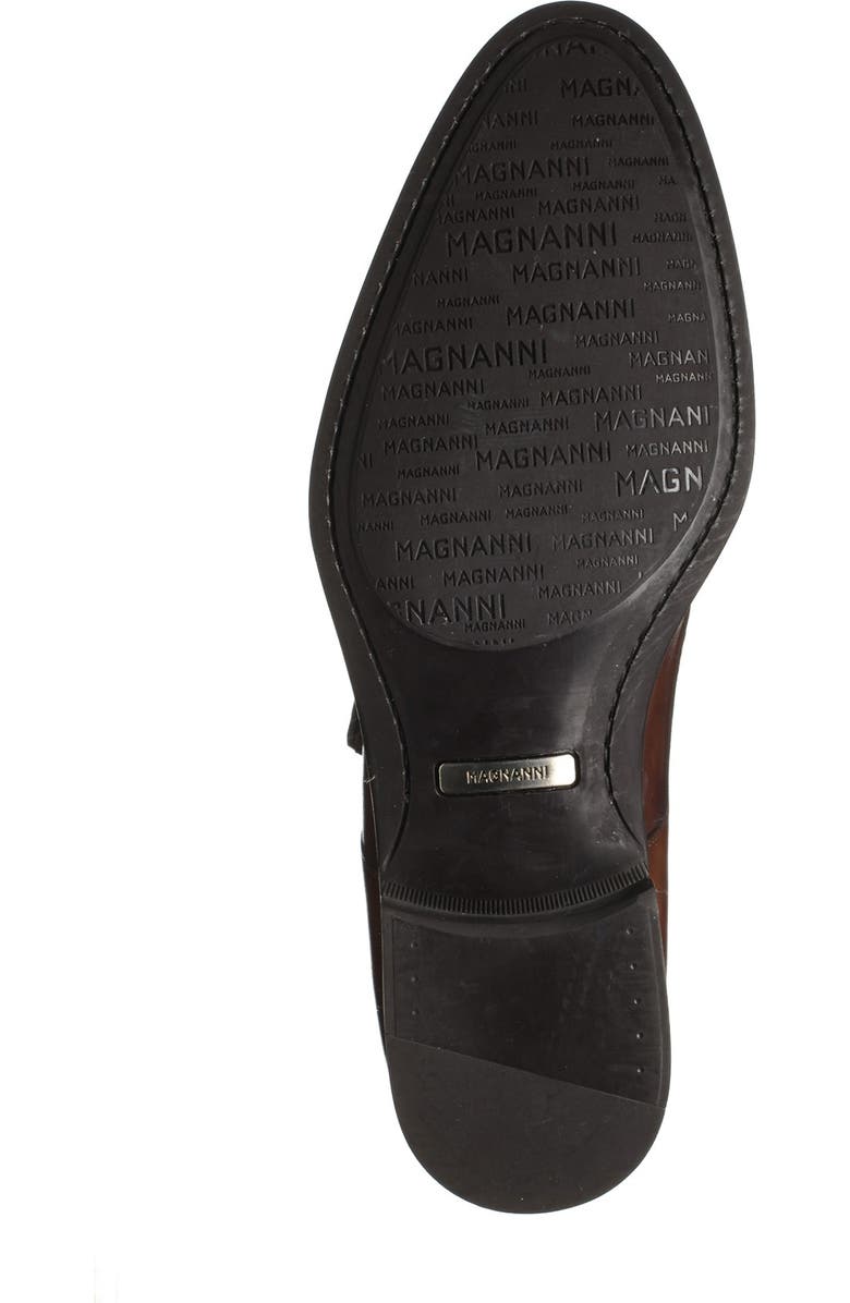 Magnanni Brodie Leather Monk Strap Loafer, Alternate, color,