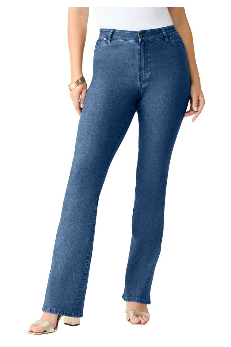 Plus Size 24/7 Stretch Bootcut Jean, Main, color, MEDIUM WASH