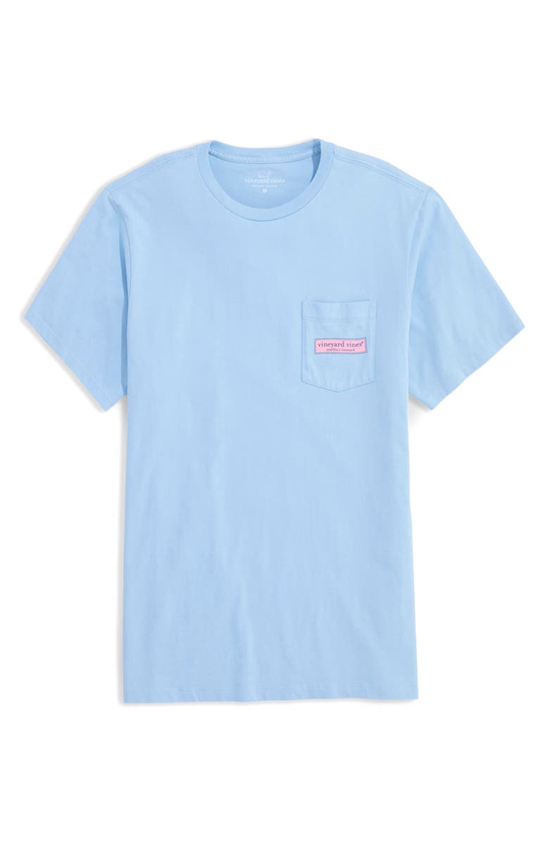 vineyard vines Classic Logo Box Graphic Pocket T-Shirt, Main, color, Jake Blue