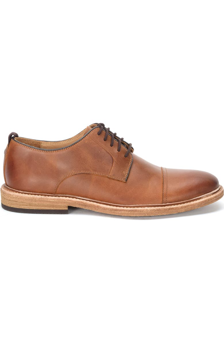 Warfield & Grand Clement Cap Toe Derby, Alternate, color, Cognac