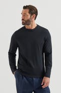 Brunello Cucinelli Cotton jersey long sleeve crew neck T-shirt