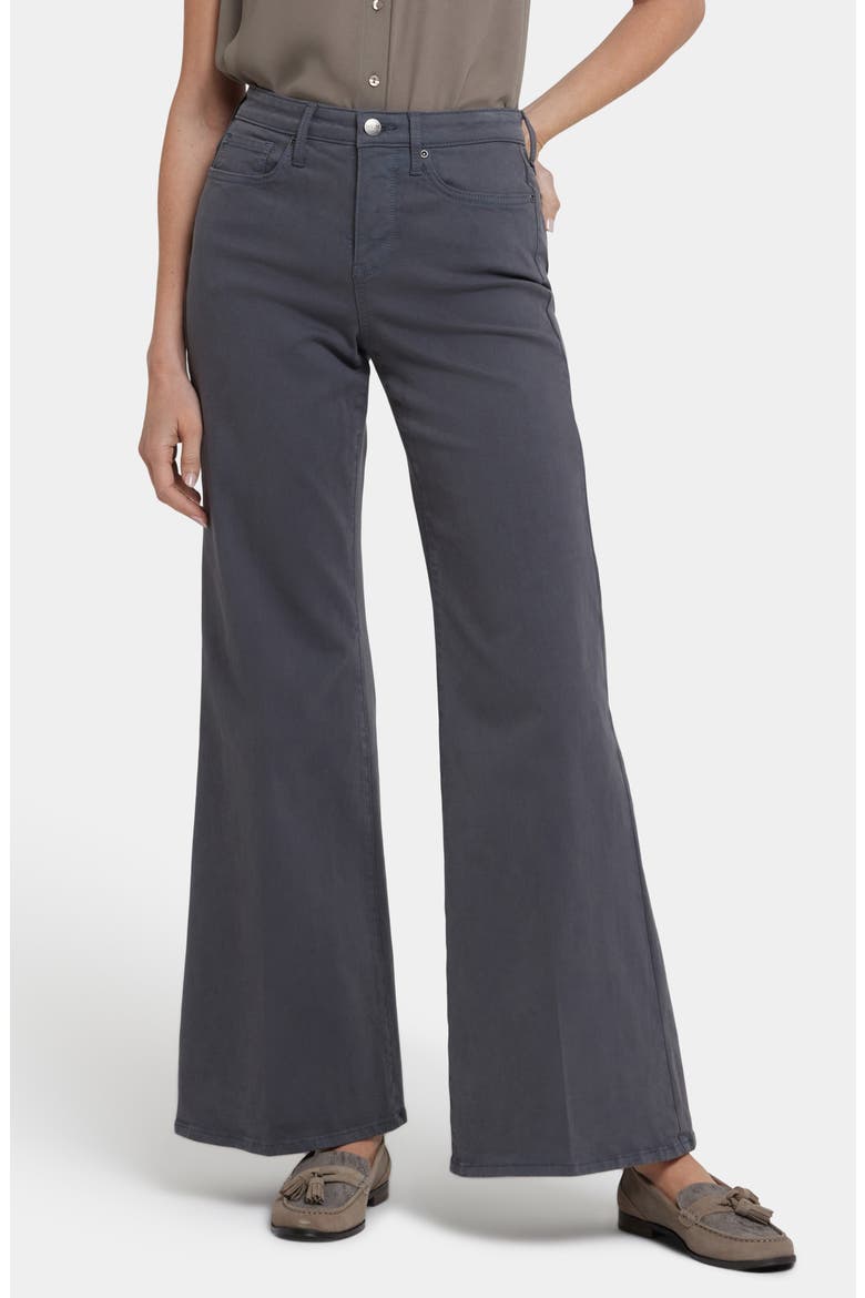 Mia Palazzo High Waist Flare Jeans, Main, color, VINTAGE CHARCOAL