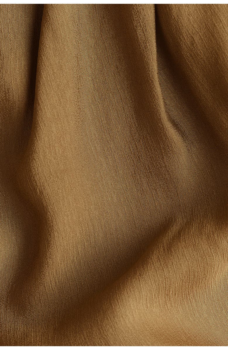 H&M Twist-detail Wrap Skirt, Alternate, color, Olive Green