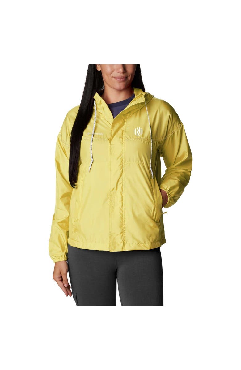 Columbia Women's Columbia Yellow Nashville SC Flash Challenger Omni-Shade Full-Zip Windbreaker, Alternate, color, Yellow