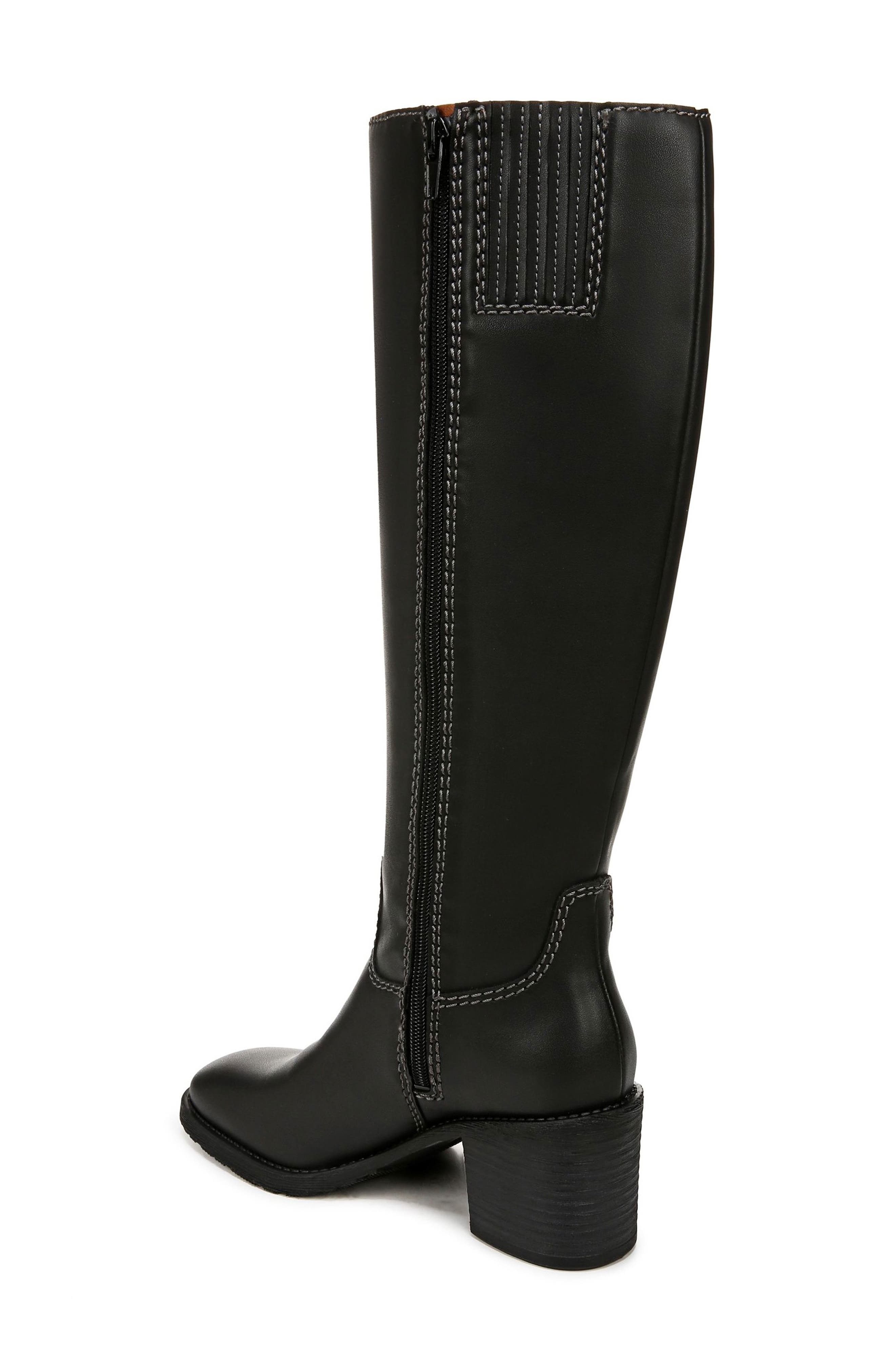 Cindy Knee High Boot, Alternate, color, BLACK WIDE CALF