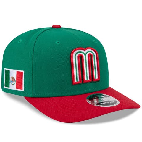 Men's New Era  Green/Red Mexico Baseball 2026 World Baseball Classic 9SEVENTY Adjustable Hat