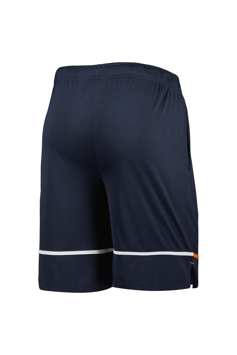 Men's New Era Navy Chicago Bears Combine Authentic Rusher Training Shorts, Alternate, color, Navy