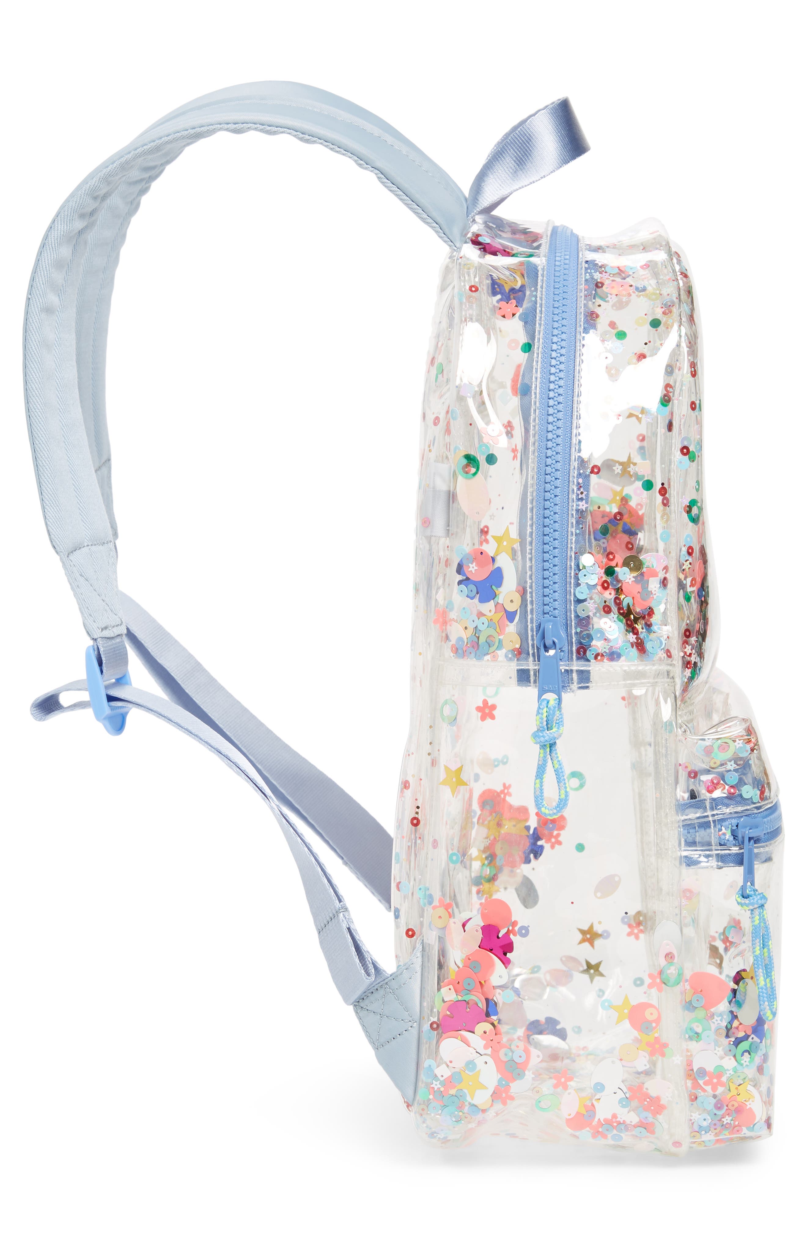 crewcuts by J.Crew crewcuts by J. Crew Clear Sequin Backpack, Alternate, color, 