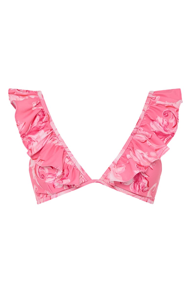 Milly Canoppe Ruffle Bikini Top, Alternate, color, 