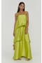 selected Chartreuse Luxe Satin