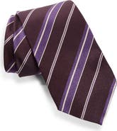TOM FORD Stripe Jacquard Silk Tie