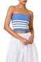 selected Sunset Stripe Marina Blue