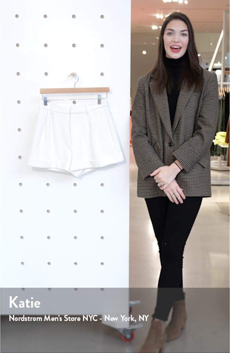 Conry Pleated Cuff Shorts, sales video thumbnail