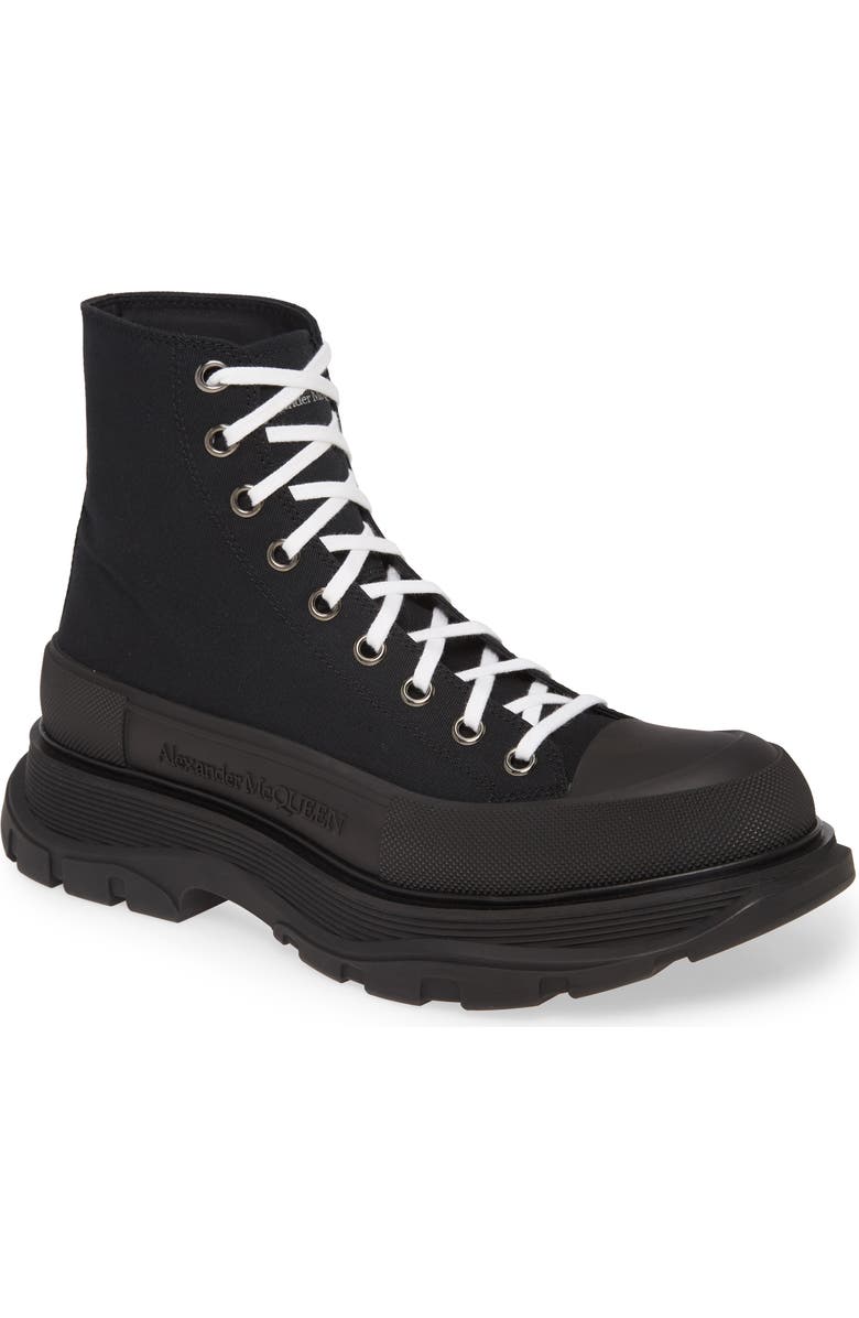 McQueen Alexander McQueen Cap Toe Boot, Main, color,