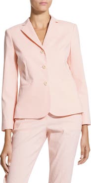 Theory Shrunken Linen Blend Jacket