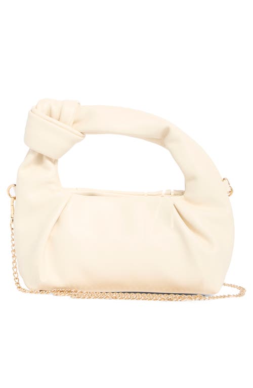 Urban Expressions Handbags Knot Crossbody Bag In Ivory