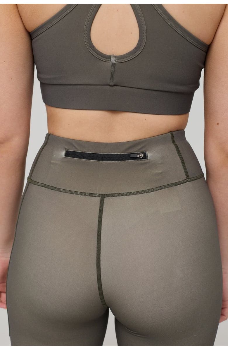 OOSC Infinite High Waisted Leggings - Khaki, Alternate, color, Khaki