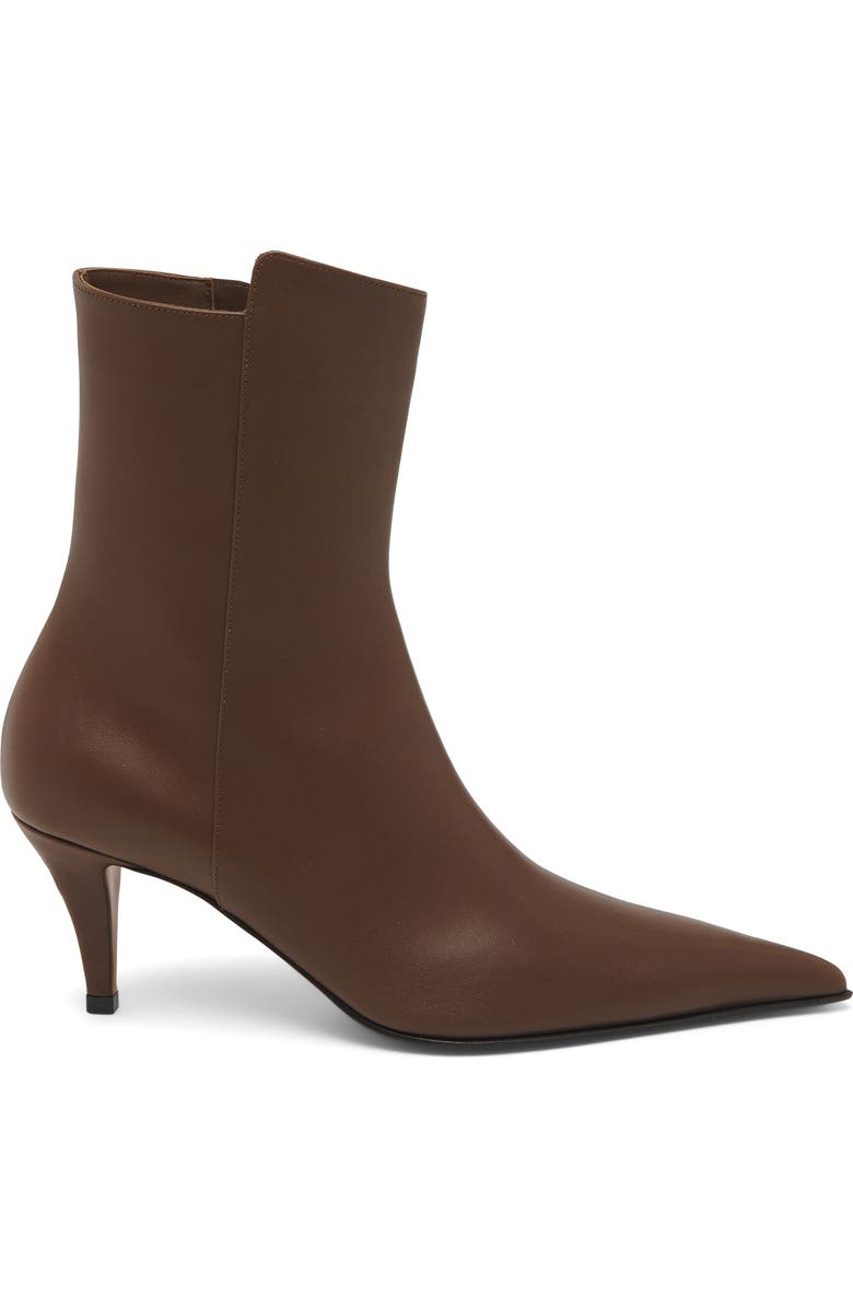 McQueen Birdee Pointed Toe Bootie, Alternate, color, Cuoio