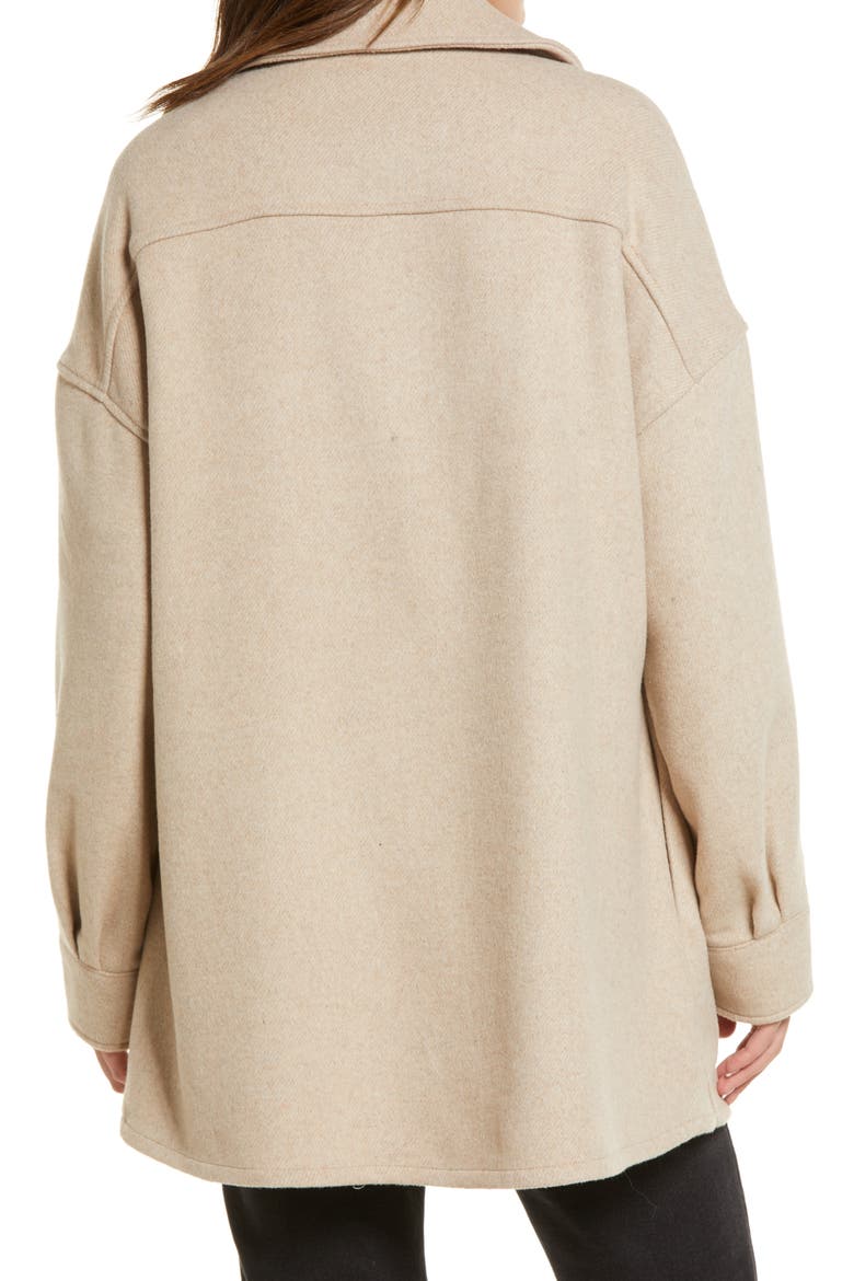 Twill Shirt Jacket, Alternate, color, OAT
