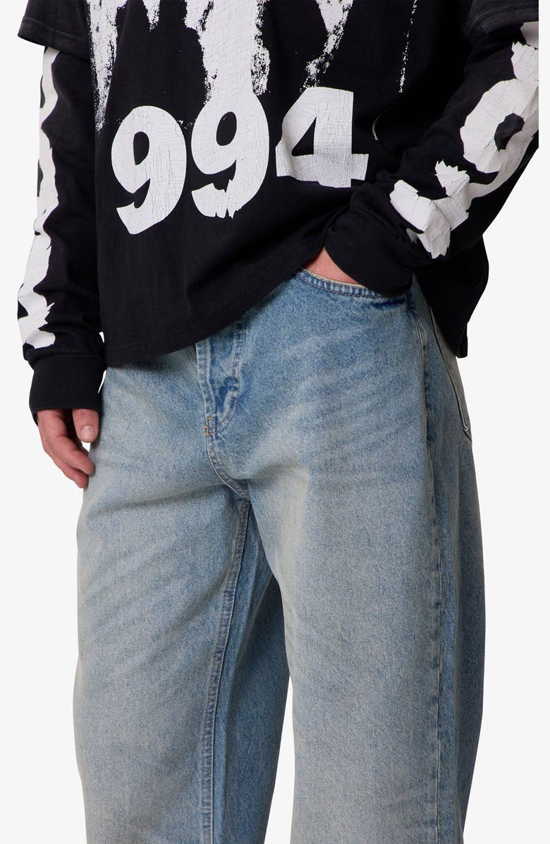 mnml Baggy Denim Jeans, Alternate, color,