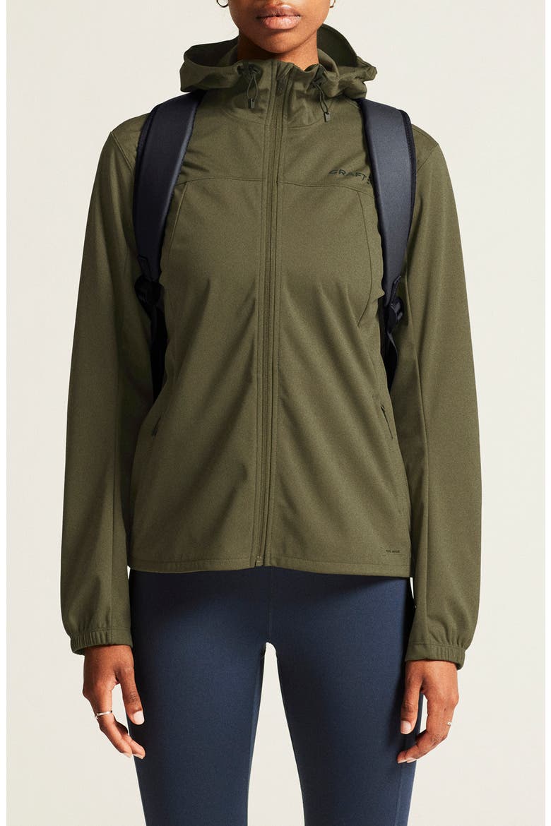 Essence Hydro Waterproof Jacket, Main, color, LEAF
