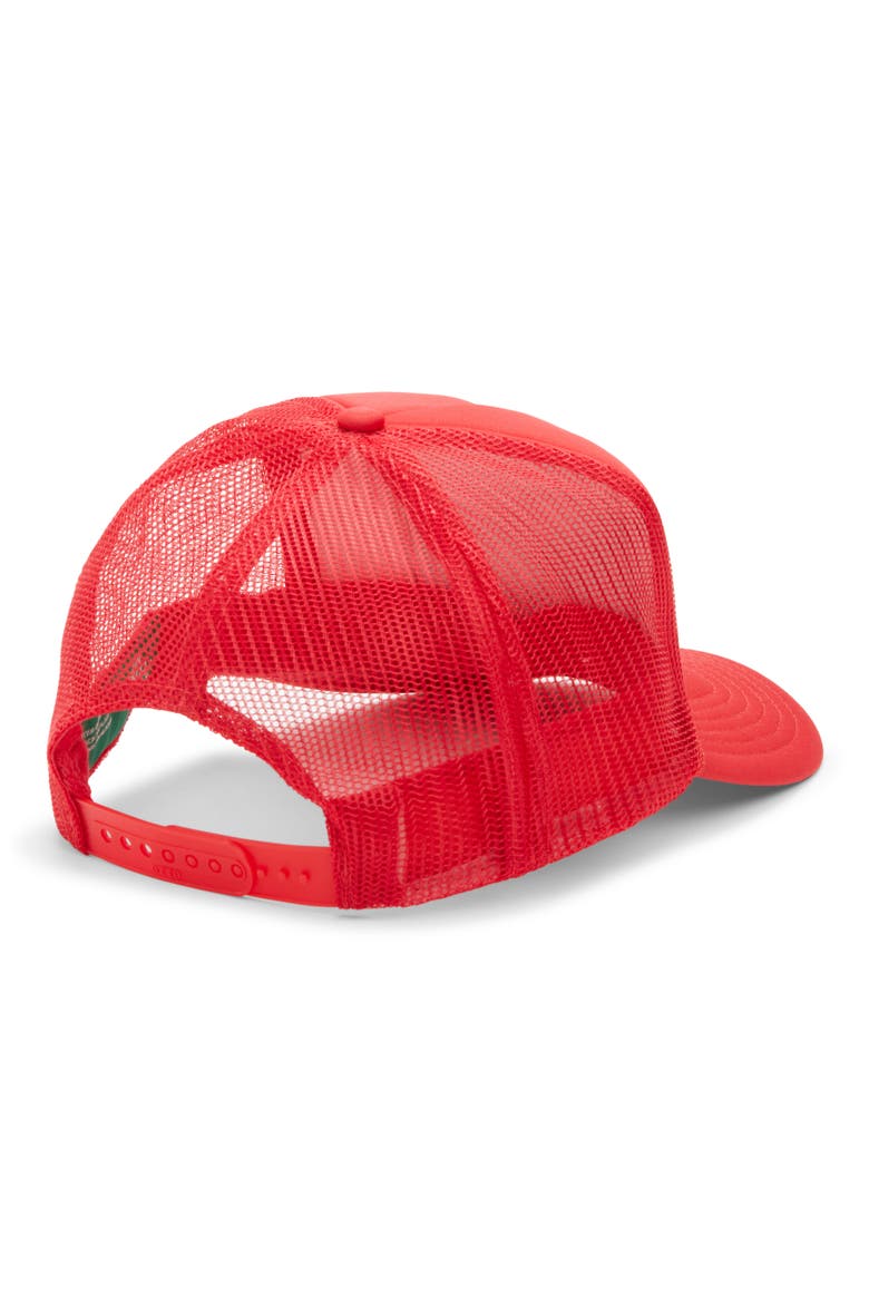 Y'All Patch Trucker Hat, Alternate, color, RED