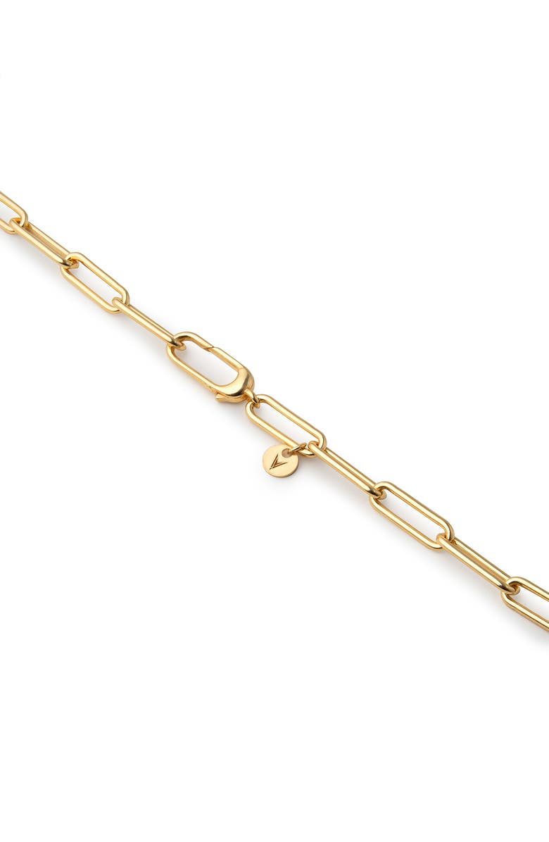 Vincero Paper Clip Chain Necklace, Alternate, color, Gold