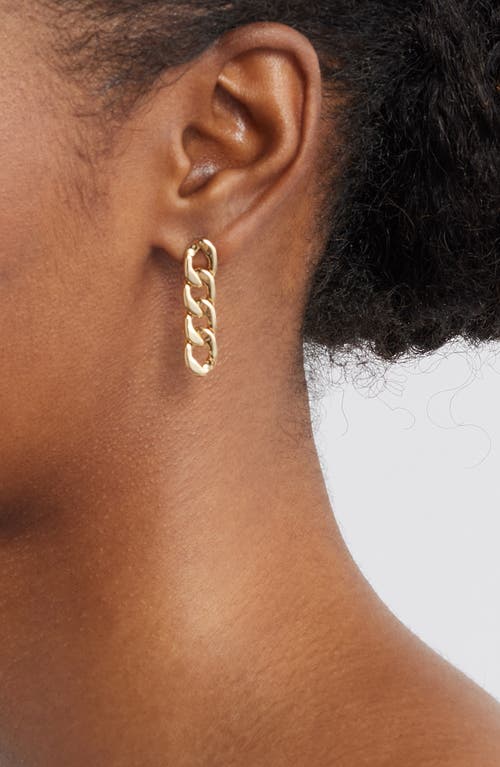 Frasier Sterling Small Talk Chain Link Drop Earrings