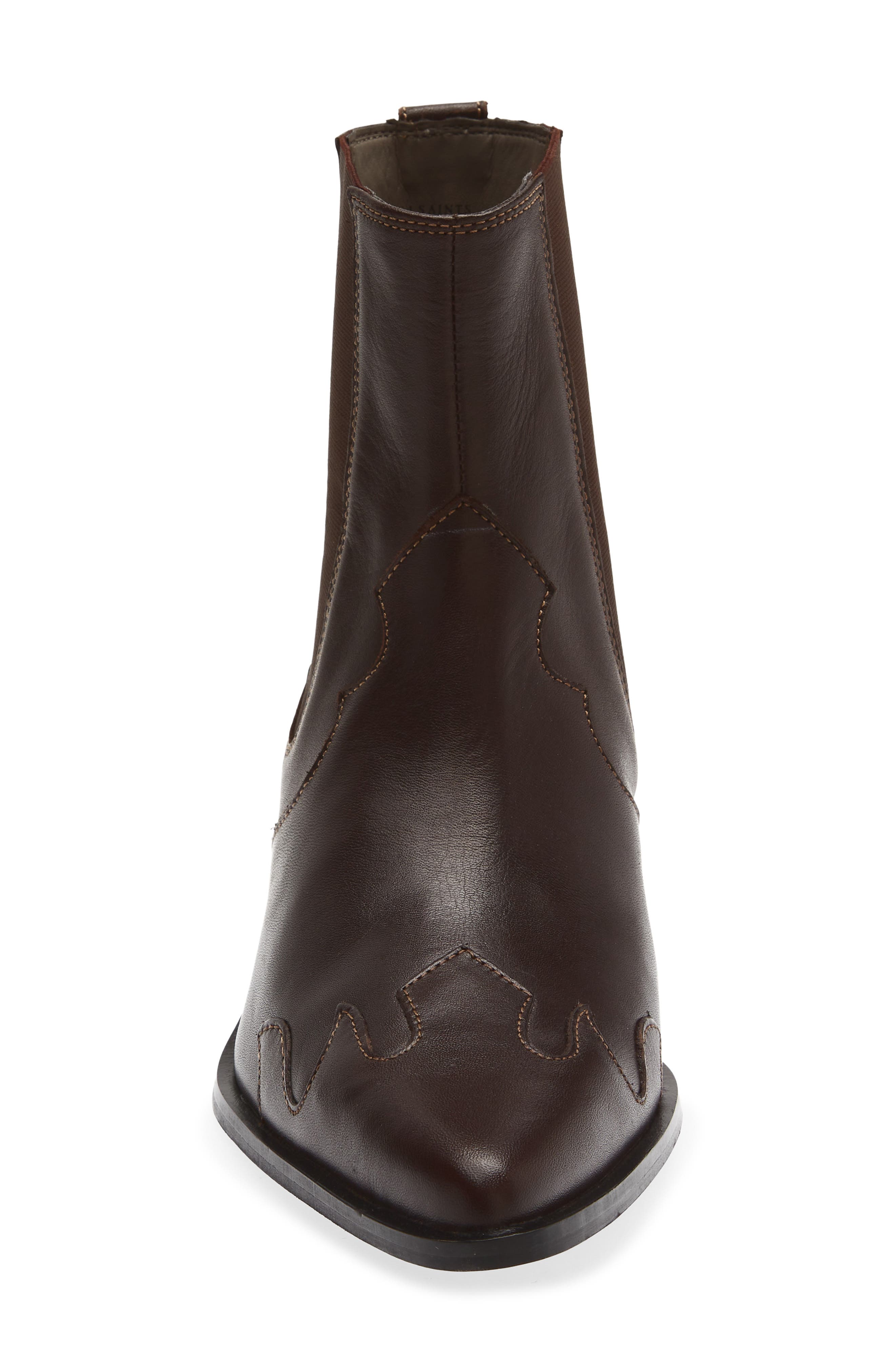Fleur Bootie, Alternate, color, BROWN