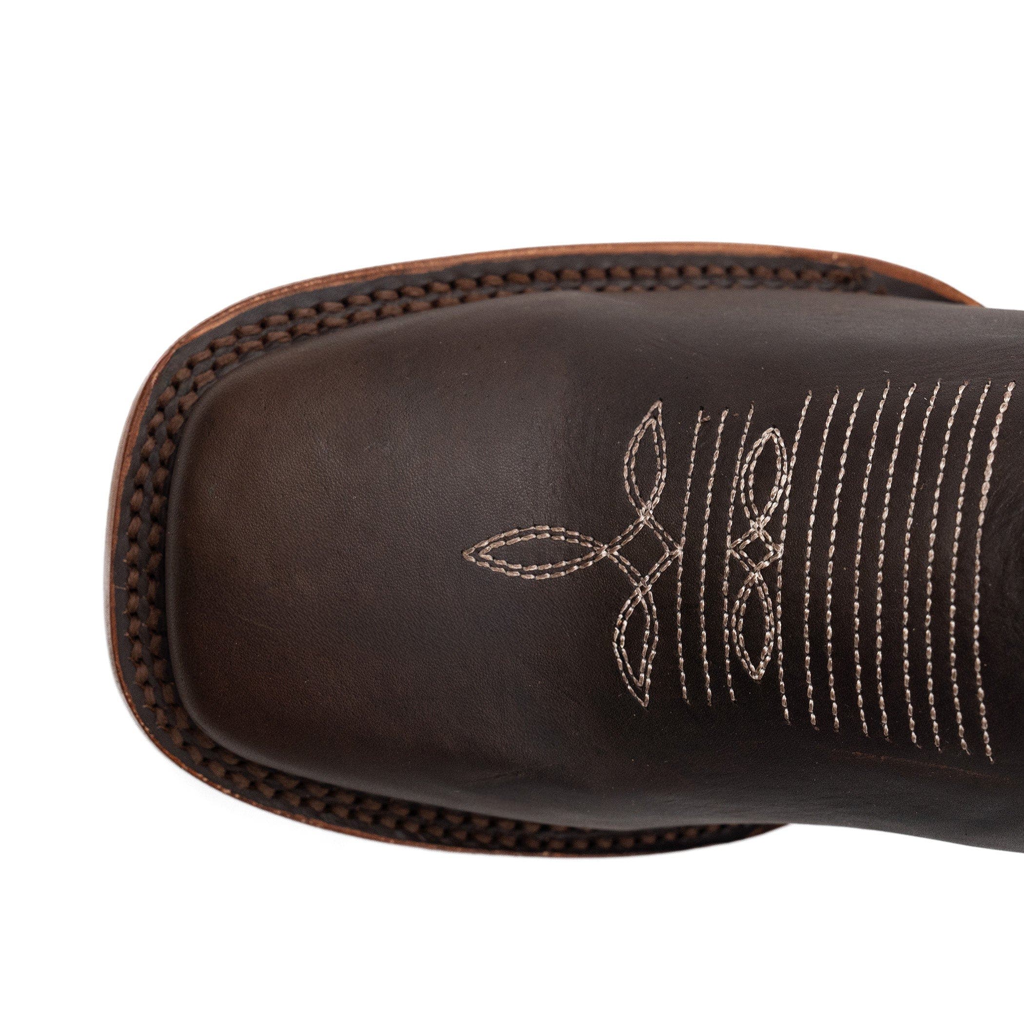 Ferrini Men's Clint Western Boot, Alternate, color, Chocolate