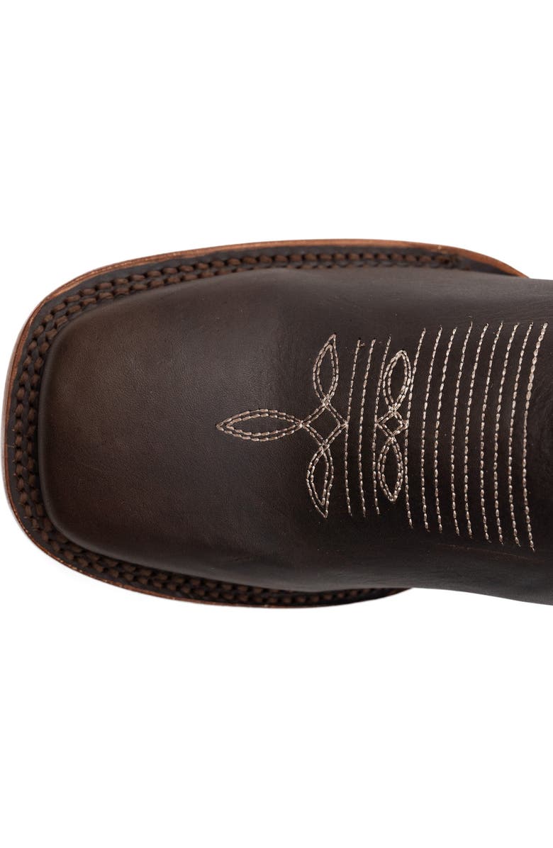 Ferrini Men's Clint Western Boot, Alternate, color, Chocolate