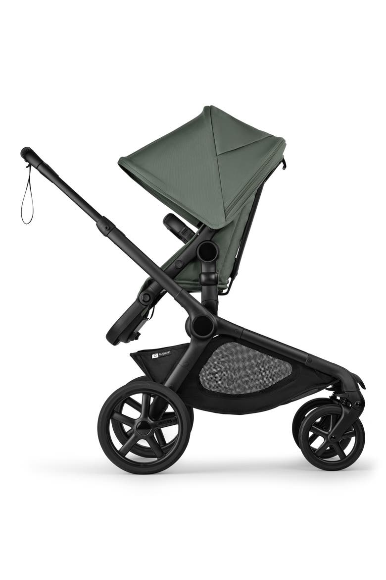 Kangaroo Single-to-Double Stroller, Alternate, color, FOREST GREEN