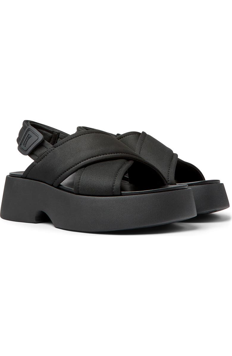 Camper Tasha Platform Sandal, Main, color,