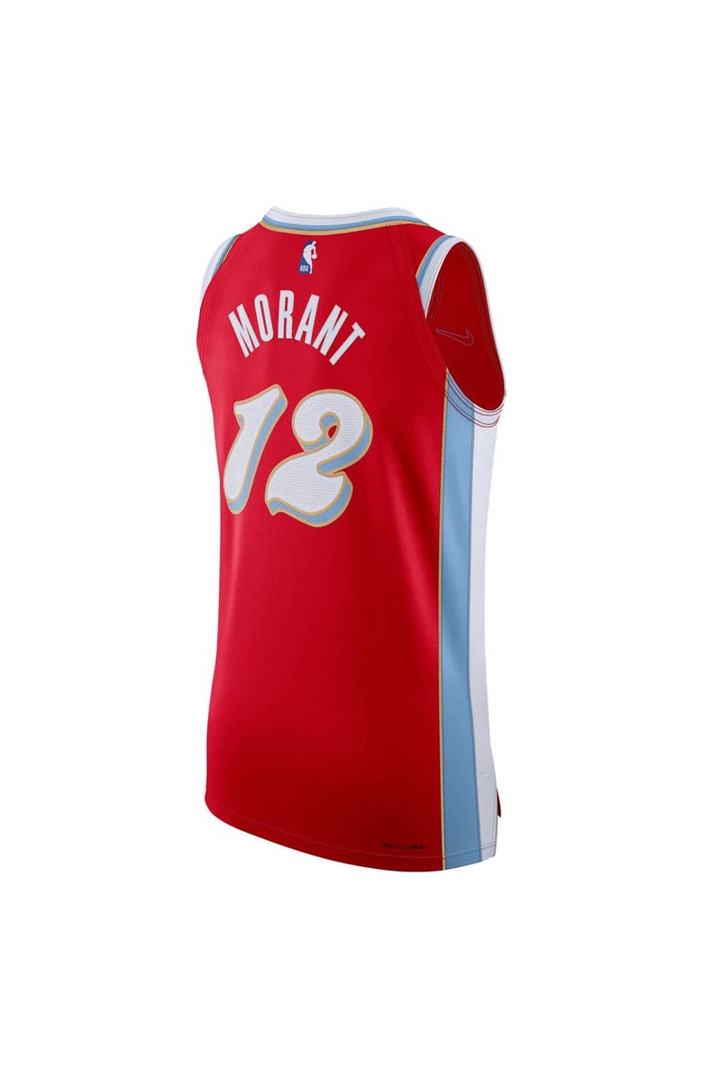 Nike Men's Nike Ja Morant Red Memphis Grizzlies 2024/25 Authentic Player Jersey - City Edition, Alternate, color,